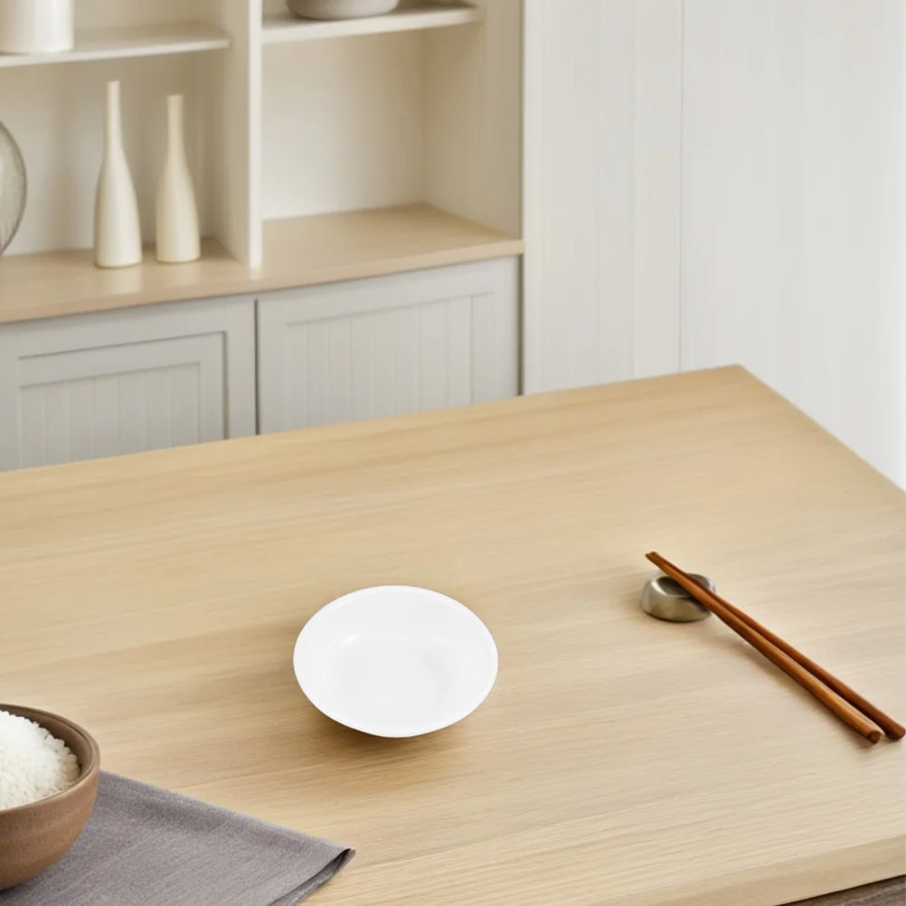 

30Pcs Round Sauce Dishes for Soy Sauce Vinegar Ketchup Pickles Elegant White Finish for Everyday Use and Special