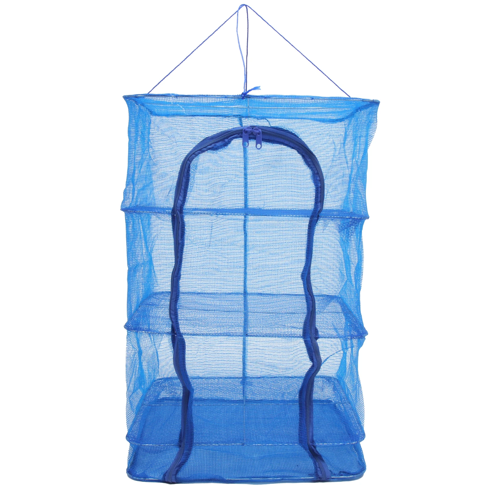 

Fish Cage Mesh Durable Folding Shrimp Fish Drying Net Hanging Basket Fruit Vegetables Cage Sun Rack Dehydrator Multi-layer Net