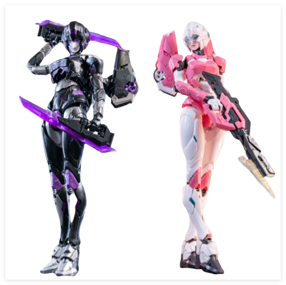 M Rasse Unendliche Charme Transformers M66337/6 Anime Figur Dark Arcee Figur Pvc Statue Modell Sammlung Schreibtisch Spielzeug Geschenk