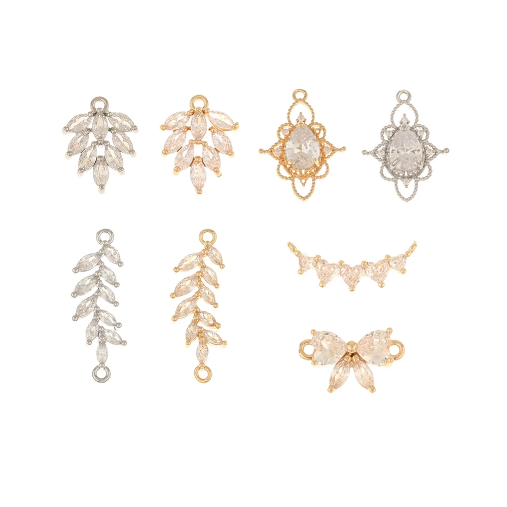

Cordial Design 50Pcs Earrings Accessories/CZ Pendant/Hand Made/Various Shape/DIY Rhinestone Charms/Jewelry Findings & Components
