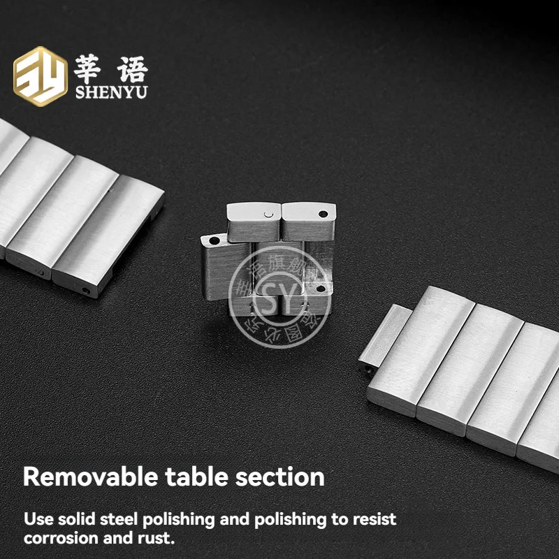 20mm 22mm FOR Seiko 5 Stainless Steel Watch Strap Suitable Men's Fine Steel Wristbands Of Models SKX007/009  SRP599/SSK003