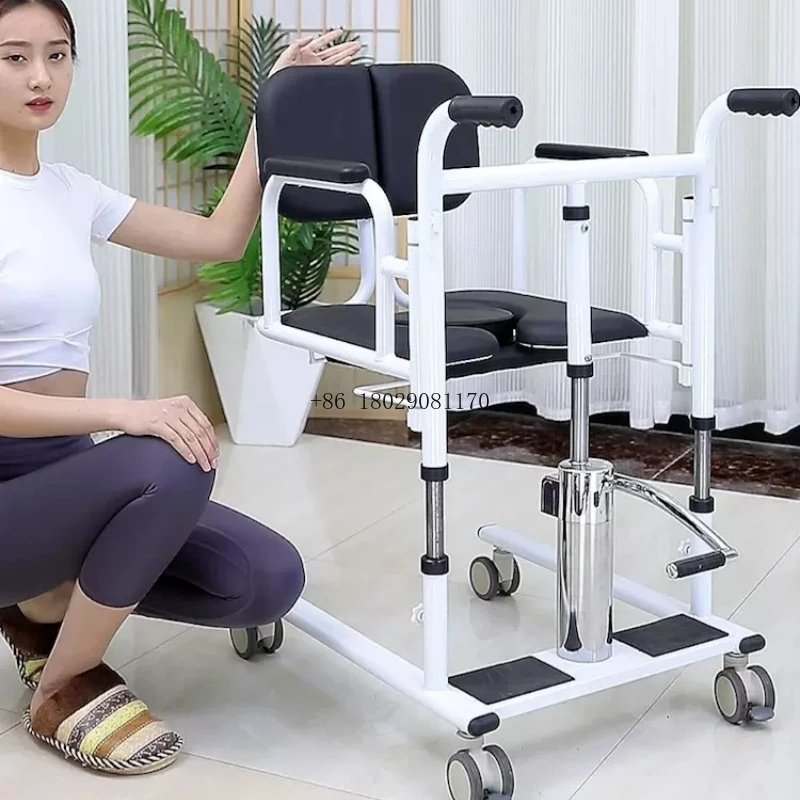 chair lift elderly patient transfer lift chair foot pedal lift hydraulic transfer patient