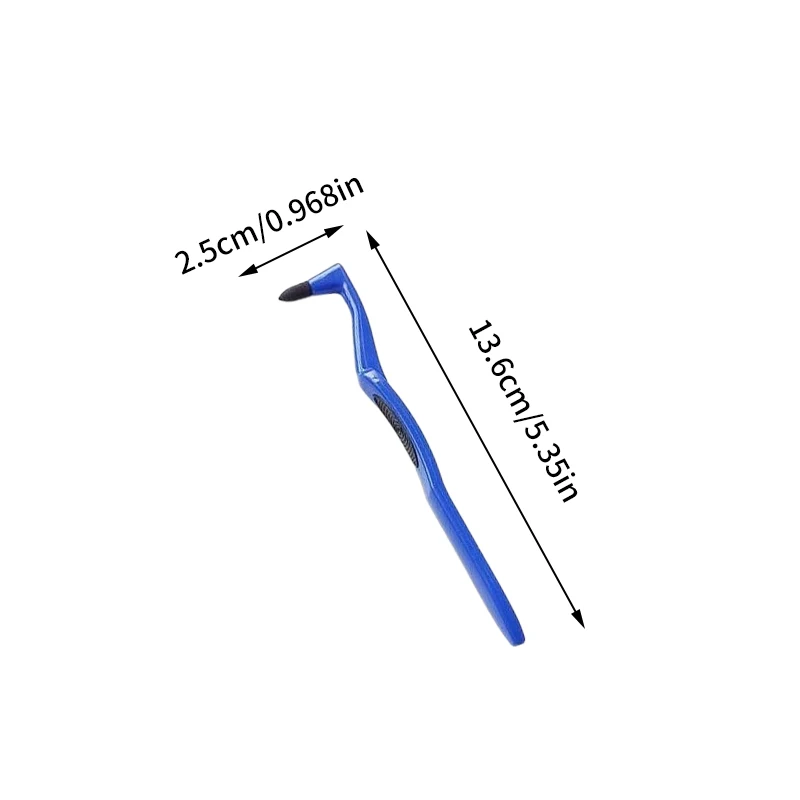 فرشاة أسنان لتقويم الأسنان برأس مدبب ، شعر ناعم ، تصويب ، أسنان نظيفة ، فجوة ، خيط تنظيف ، نظافة الفم ، تقويم الأسنان ، فرش الأسنان ، 1 *