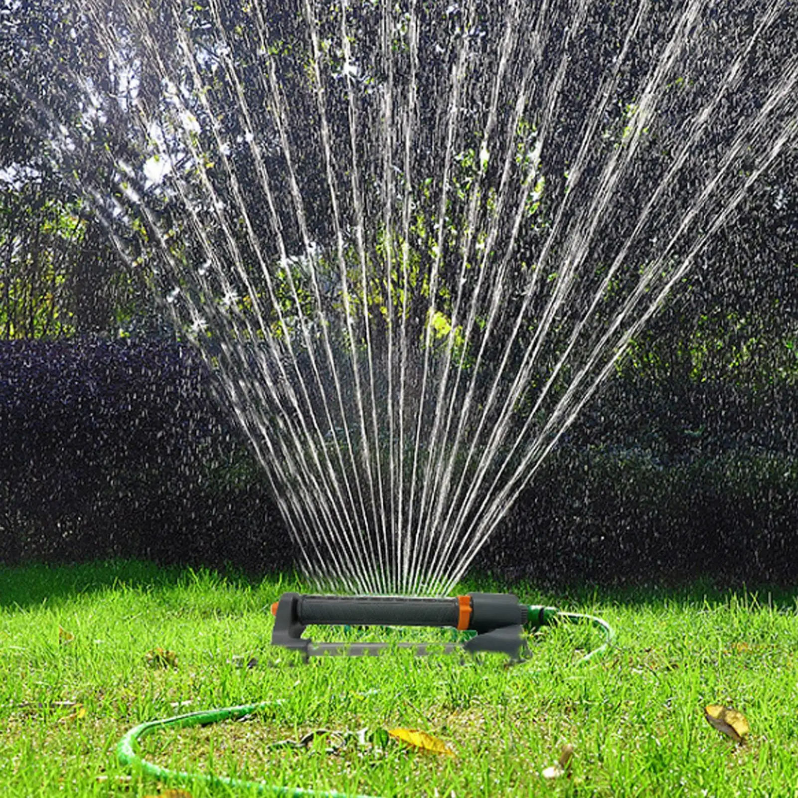 

Садовый спринклер, осциллирующий садовый поилка, регулируемые спринклеры с широким покрытием для газона, фермы, теплицы, овощей, патио, бассейна