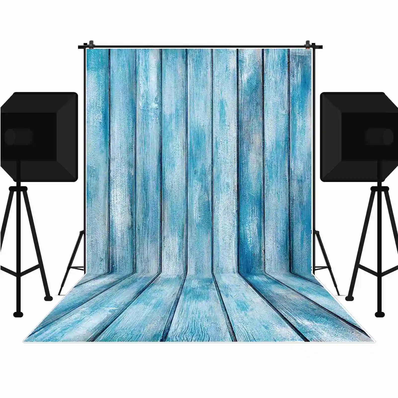 MOON.QG Latar Belakang Papan Kayu Kertas Dinding Foto Latar Belakang Studio Fotografi Produk Zona Foto Ulang Tahun Lantai Bata Putih