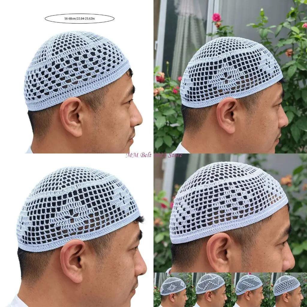 49ME Unisex Yarmulke Traditional Design Comfortable Extended Wear Religious Accessory