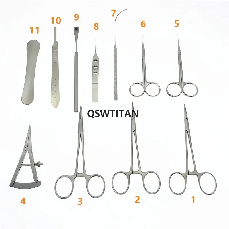 Double eyelid plastic surgery instrument scissors Needle holder Eye Cosmetic tools kit