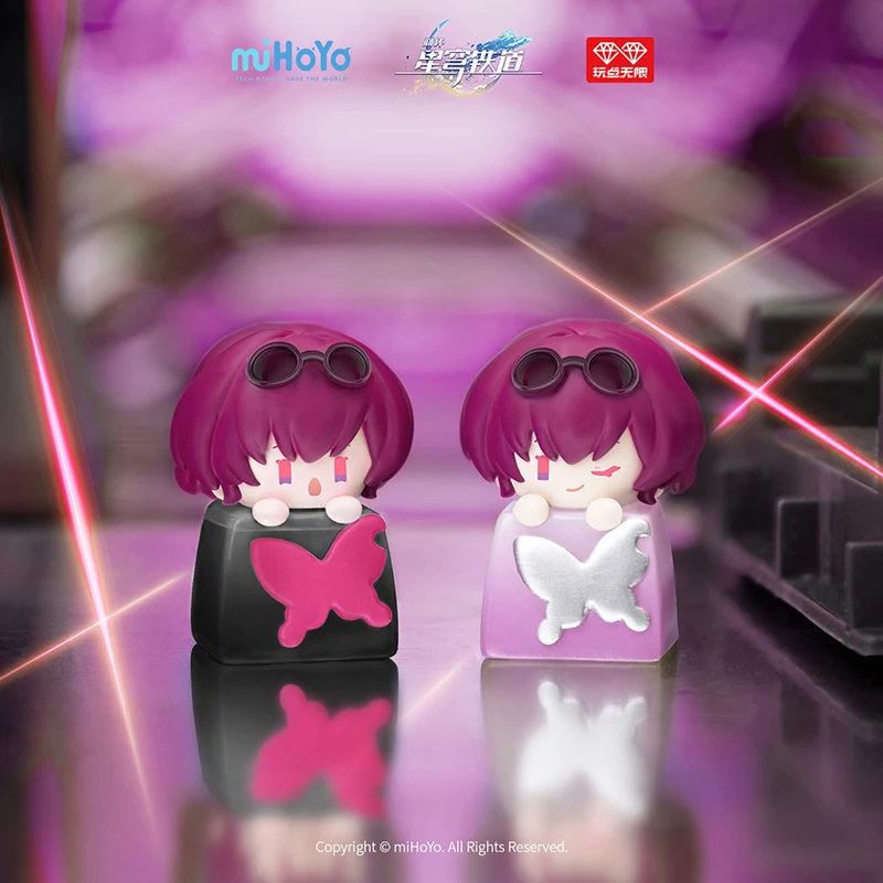 2025 Honkai: Star Rail First Round Fingertip Keycap Fashion Play Random Box Mechanical Keyboard key Official Original MiHoYo