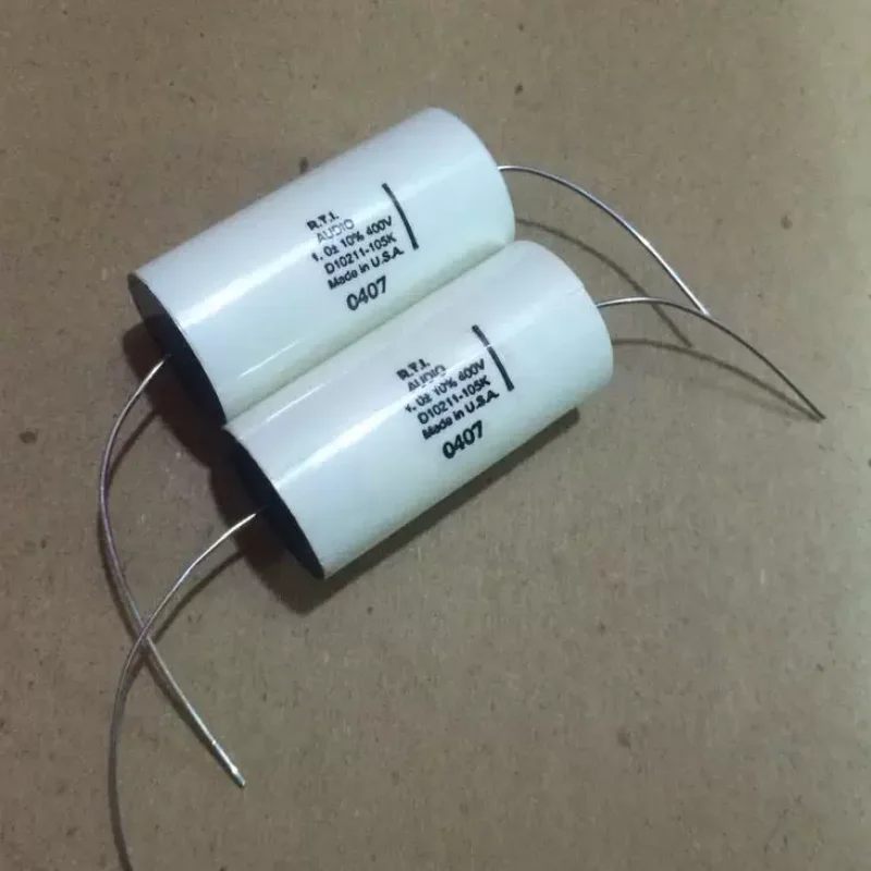 Tefulong RTI AUDIO Made in USA 1UF400VDC Platinum Audio Polarized Capacitor