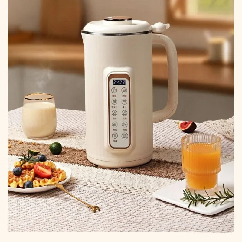 

Soymilk Machine, Household Wall-breaker, Automatic Wall-breaker, Filter-free and Wash-free 1L Vegan Milk Machine
