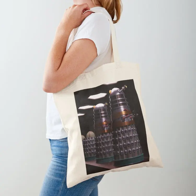

Robotic pepper pot factory line vintage Tote Bag shopper bags eco bag folding Shopper bag Shopper handbag