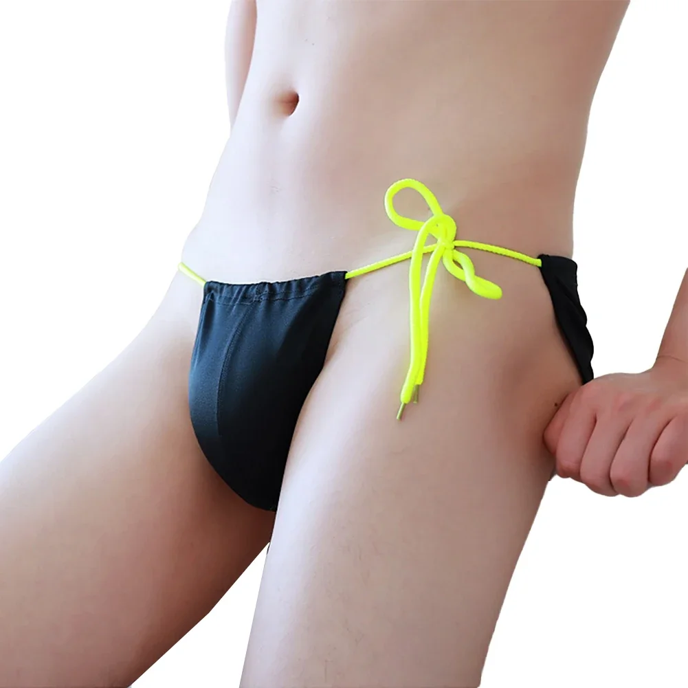 

Men Cooling Briefs Underwear Translucent Sexy Quick Drying Swim Trunks Swimwear Bikini Bottom Mens Swim Brief Soft Breathable