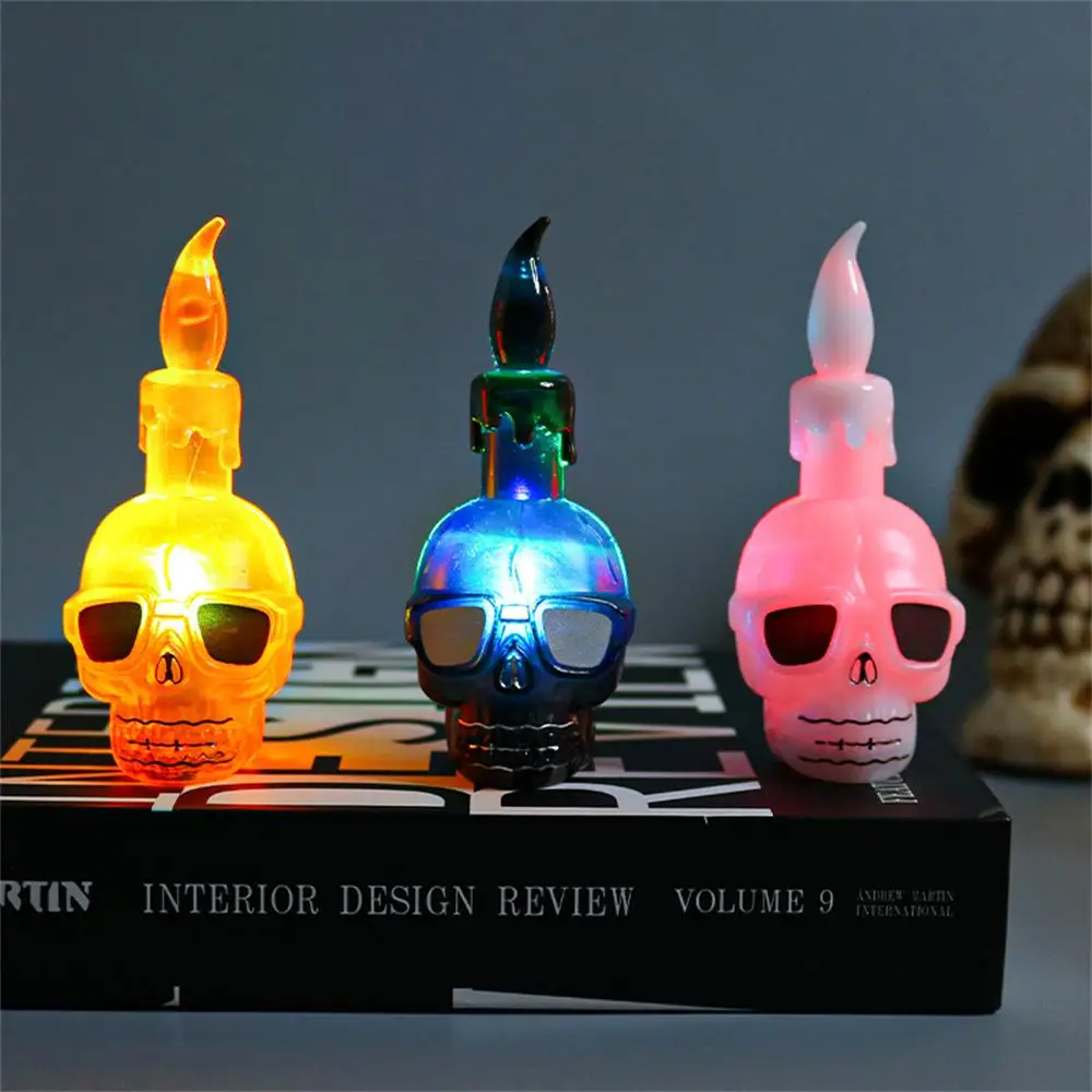 Halloween Decorations Unique Design Pumpkin Lantern Atmosphere Crawl Eerie Atmosphere Skull Lamp Trend Home Decoration Deco Need