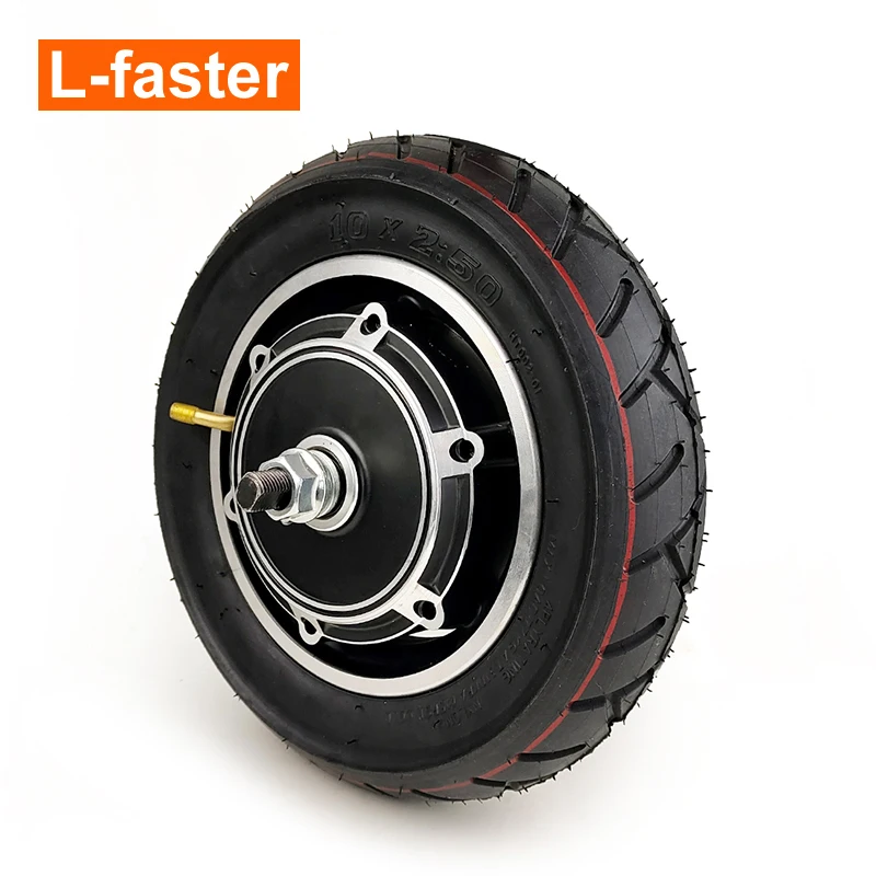 Bürstenloser Motornabe für Elektroroller, 10x2,50 Reifen, 350 W, 36 V, 35 km/h