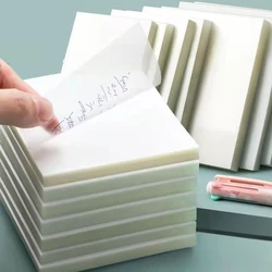 Waterproof PET Sticky Notes Transparent Creative Korean Ins Style Memo Pads for Study Office School Supplies