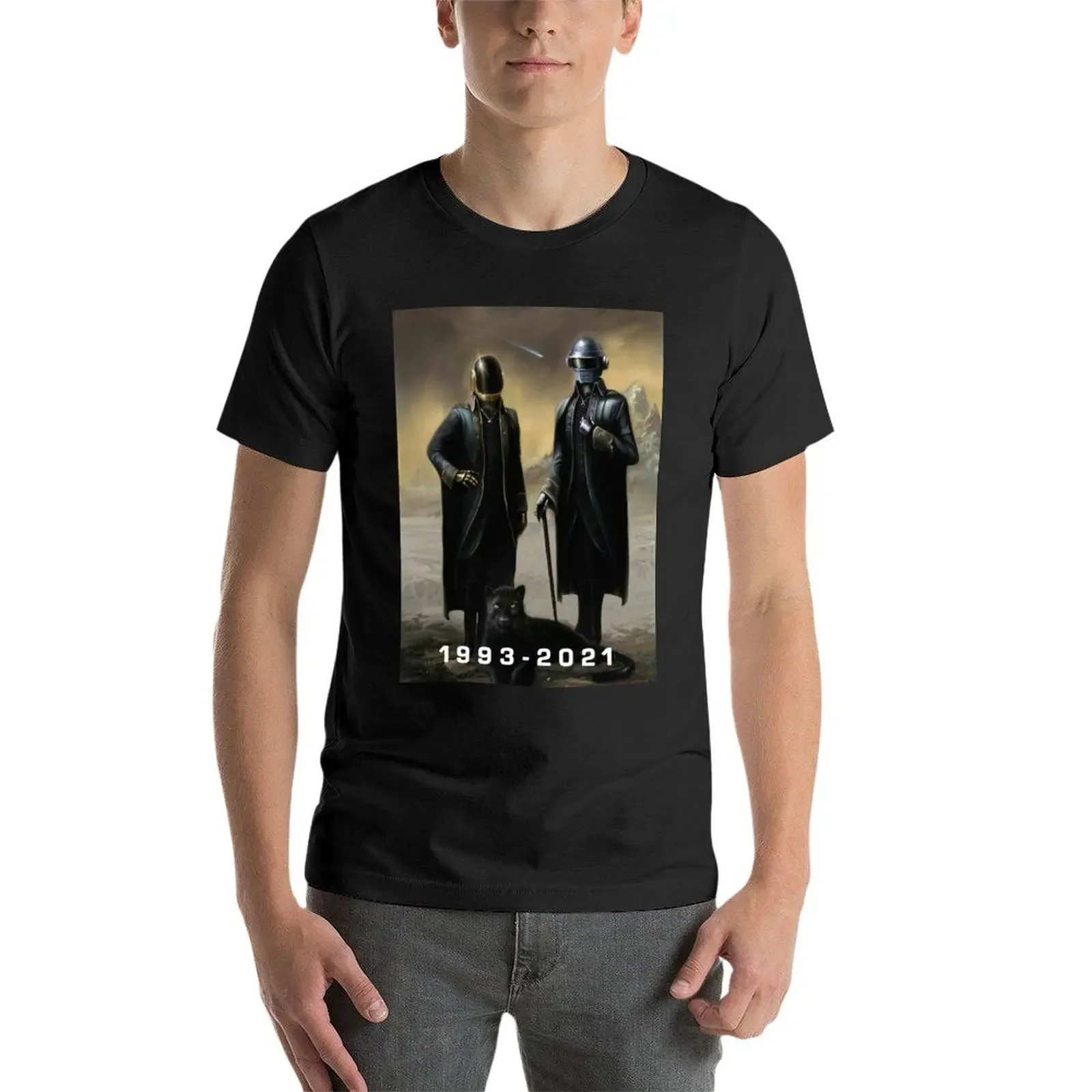 تي شيرت P U N K قمصان مصممة عتيقة قمصان رجالية #3