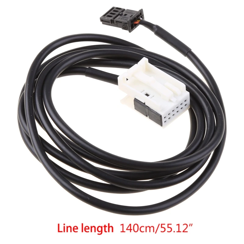 For BMW E60 E61 E63 E64 E87 E90 E70 F25 Car Cable AUX-in USB Socket Switch Cable Harness Wire