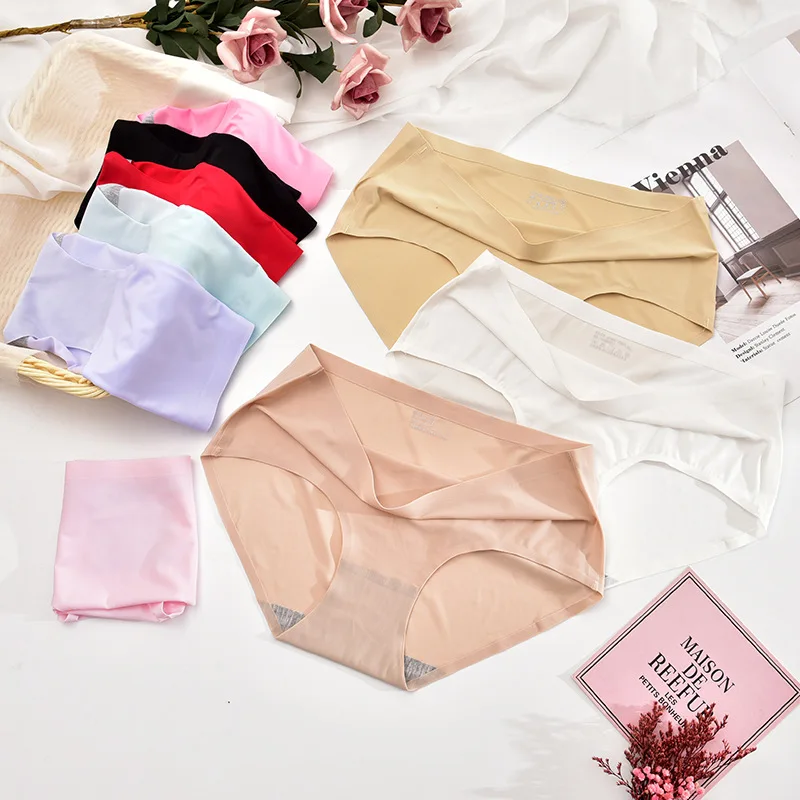 

3 PCS/Set Seamless Women's Sports Panties Breathable Comfortable Underwear Skin-Friendly Girls Briefs Female Lingerie Underpants