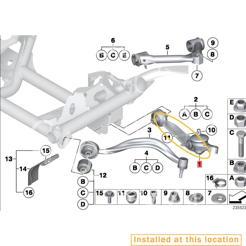 Strong metal High-quality Front Suspension Control Arm kit For Rolls-Royce Phantom RR1 RR231122180523