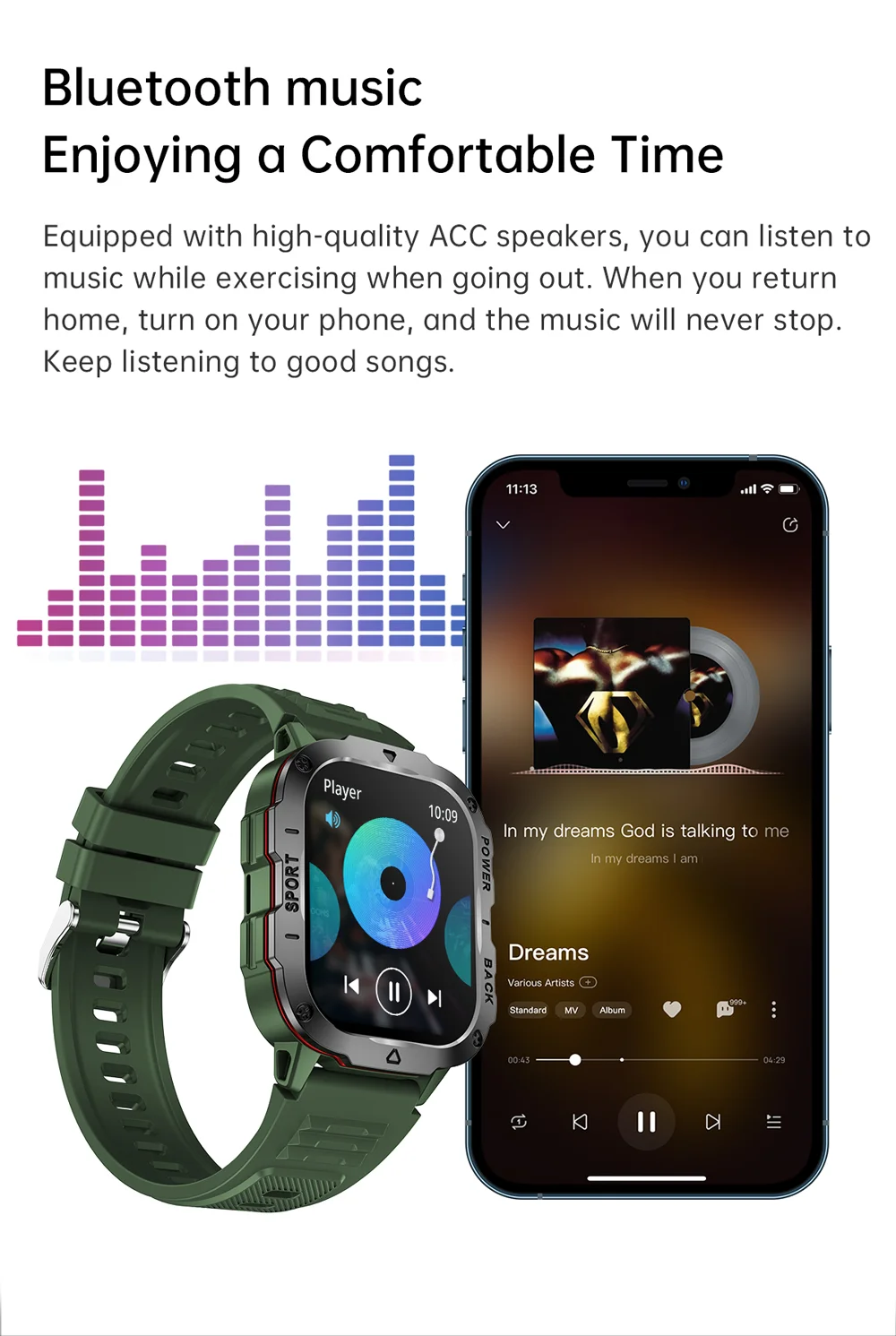 Outoor-reloj inteligente militar para hombre, pulsera deportiva resistente al agua IP68, 5ATM, Monitor de salud, llamadas BT de 2024 pulgadas, para Android e IOS, novedad de 1,96