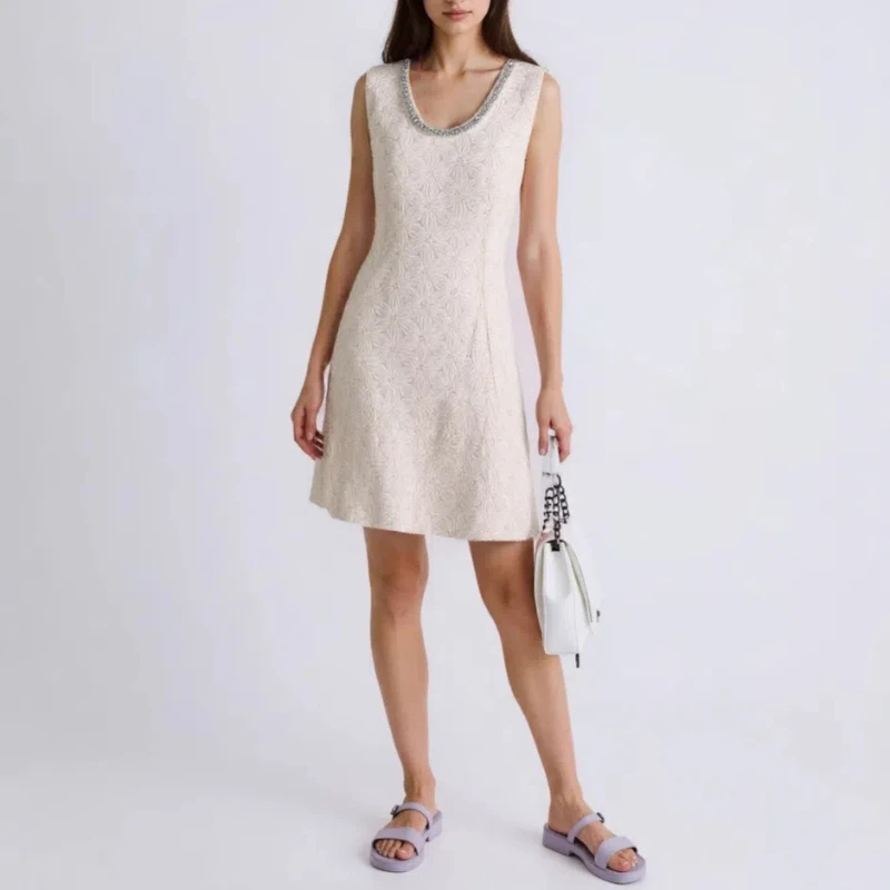 

High Quality Korean Sweet Small Fragrant Summer Dress Women 2025 Fashion Hotsweet Sexy Slim Waist Party Dresses Vestido Feminino