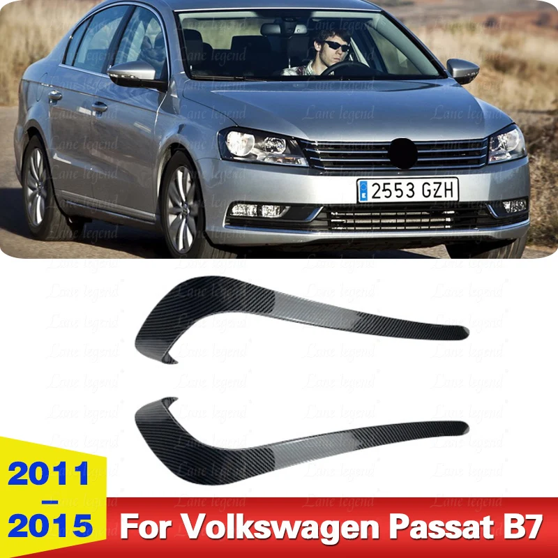 For Volkswagen Passat B7 2011-2015 Front Bumper Air Vent Cover Trim Intake Frame Spoiler Splitter Accessories Tools