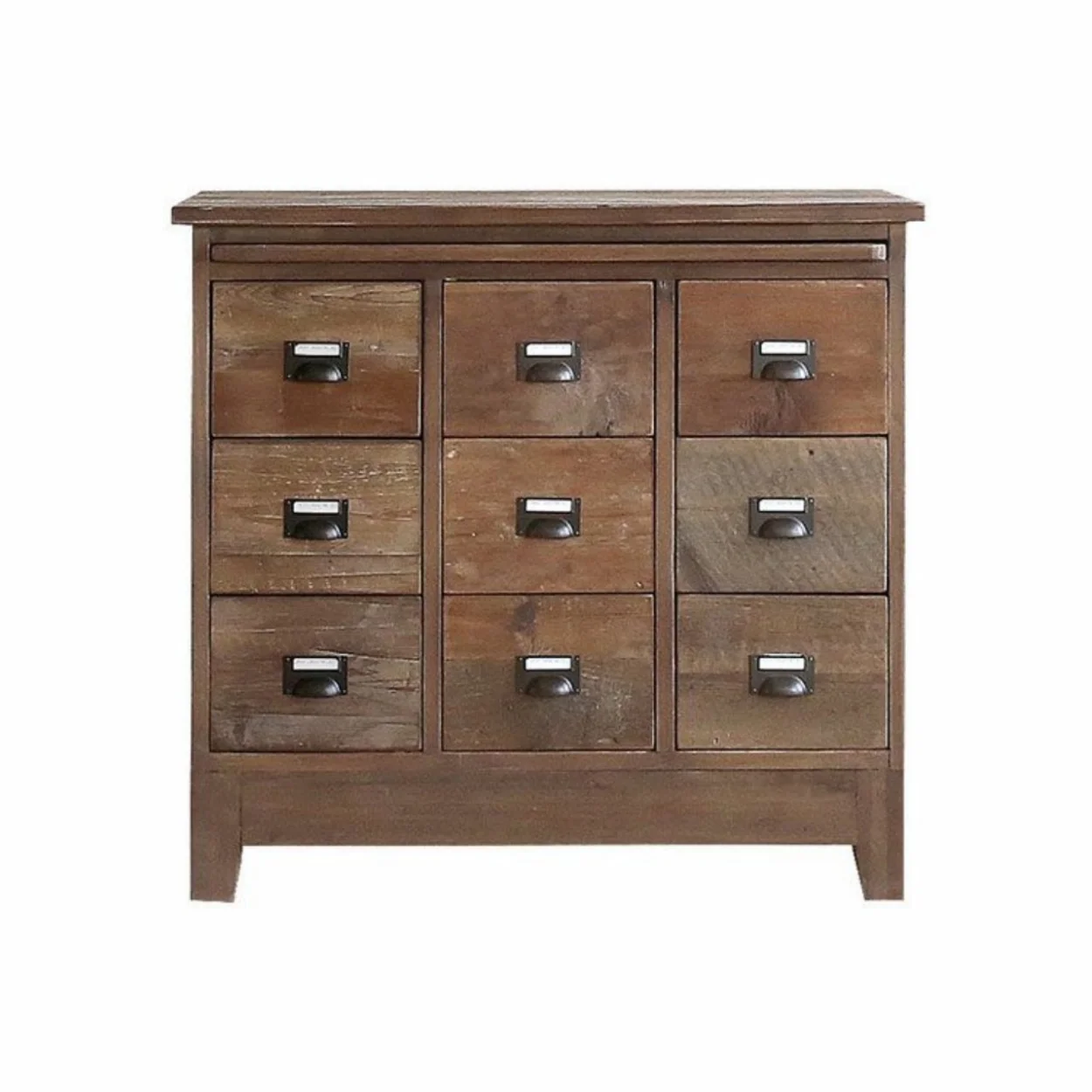 # Simple Home Decoration Reclaimed Wooden Storage Cabinet Rustic Recycled Wood Chest of Many Drawers