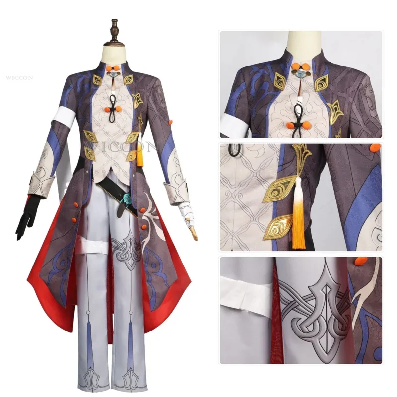 Blade Anime Game Honkai: Star Rail Cosplay Costume Clothes Wig Uniform Cosplay Yingxing Stellaron Hunters Halloween Party Set