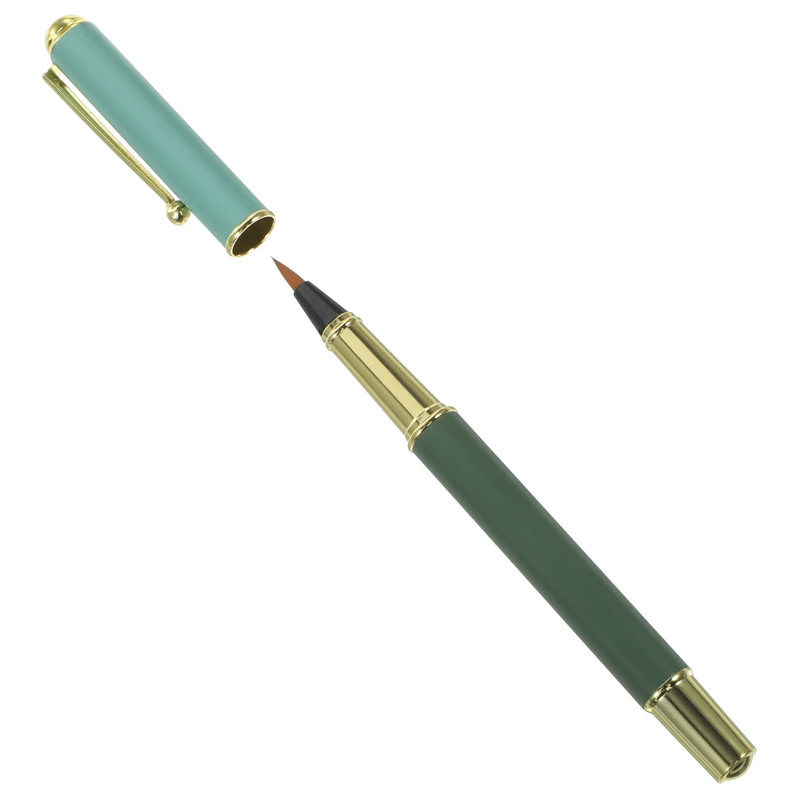 

1 set 1 Set Steel Brush Pen Portable Lightweight Smooth Writing For Calligraphy Practicing Students School Supplies Art Tools