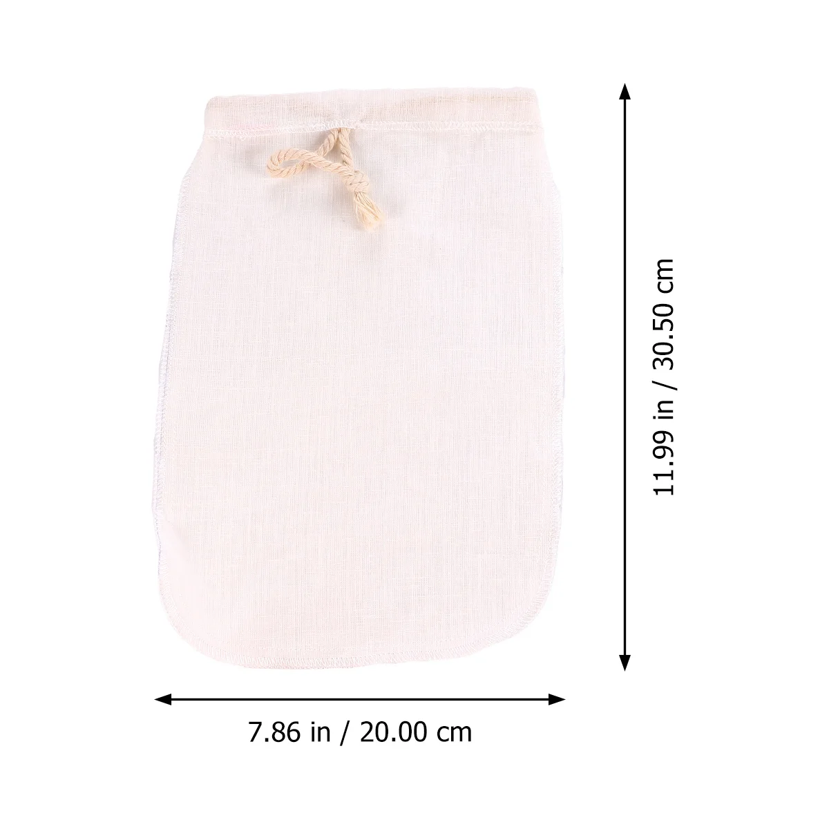 

1Pcs Reusable Filter Bag Drawstring Coffee Juice Strainer Nut Milk Cheesecloth Food Pouch Washable Mesh Yogurt Ghee Filter