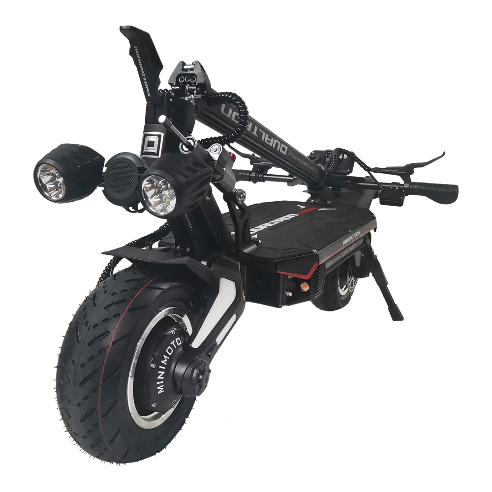 Limited 84V 45AH Minimotors EY4 APP Foldable Electric Scooter 2500W*2 Dual Motor Aluminum