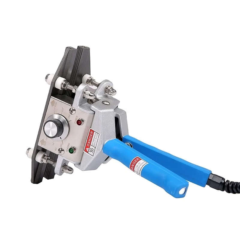 FKR-200 Hand Impulse Sealing Packing Machine Iron Hand-clamp Impulse Sealer with Cutter Handy Sealer