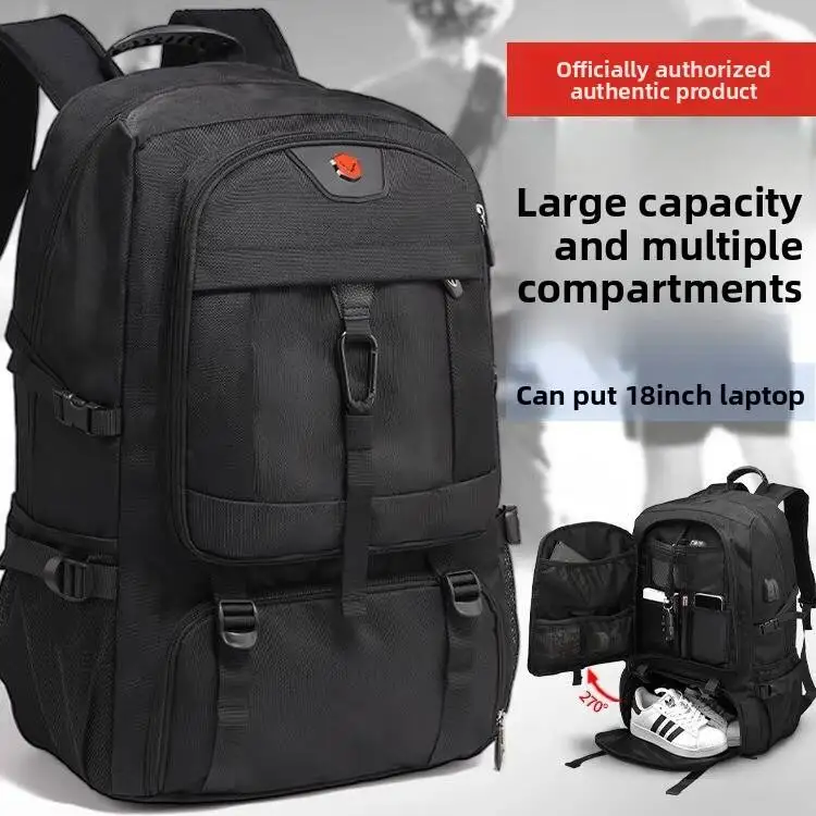 50/60/80L Unisex Men Outdoor Backpack USB Large Capacity Travel Pack Sports Trekking Rucksack Hiking Camping Backpack For Male