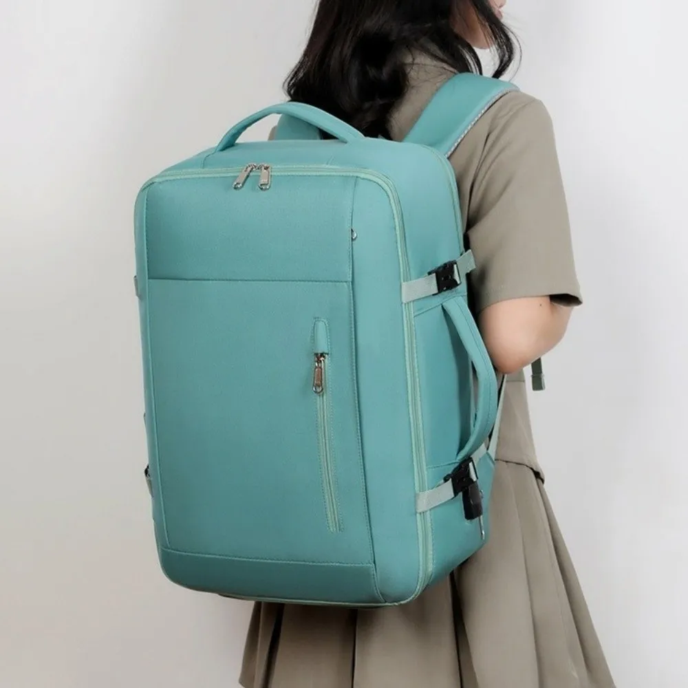 Stylish Expandable Travel Backpack Anti-Theft Large Capacity Vacuum Travel Bags Dedicated Compartment Oxford Laptop Bag School