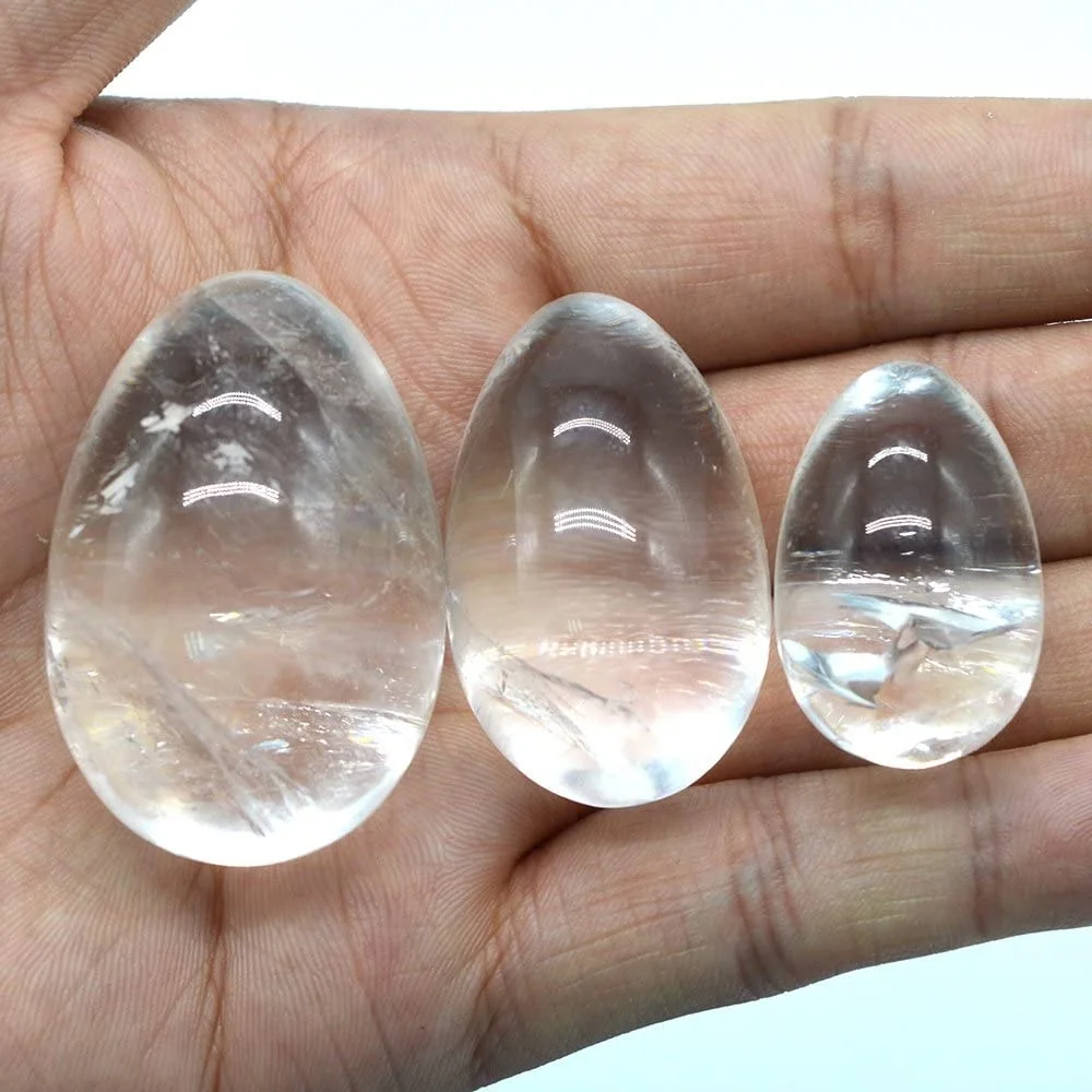 Vidro de Cura Cristal Yoni Egg para Mulheres, Brinquedos Sexuais, Exercício Kegel Adulto, Plugue Anal Prazer, Apertar Bola Vagina