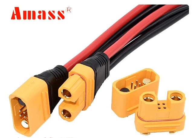 QS9L-M QS9L ذكر التوصيل إلى AS150U موصل سالب ل RC مصنع الزراعة يبو بطارية شاحن ميزان كابل محول