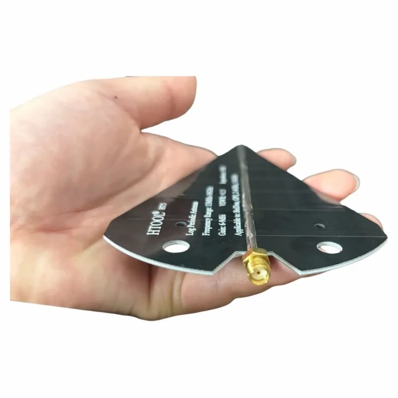 HT5 Directional Antenna 1.3-10GHz Log-periodic Antenna Spectrum Analyzer Signal Analysis Positioning EMC Broadband