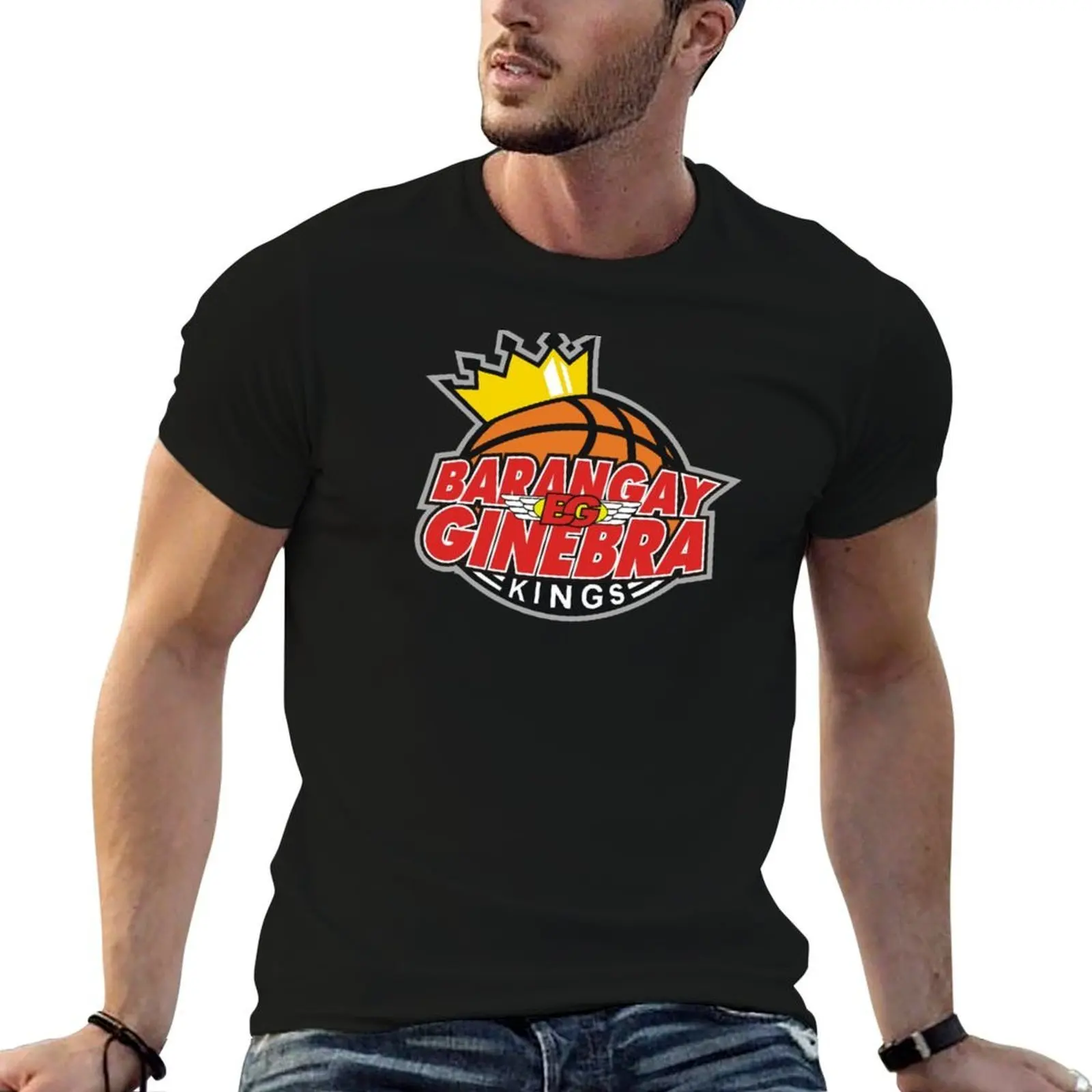 Camiseta Barangay Ginebra, camiseta esencial, camisetas para hombre, camiseta de algodón para hombre, camiseta de lujo
