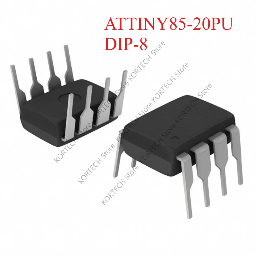 5-10pcs/Lot Original ATTINY85-20PU DIP-8 ATTINY85 DIP8 85-20PU ATTINY85-20 IC Chip