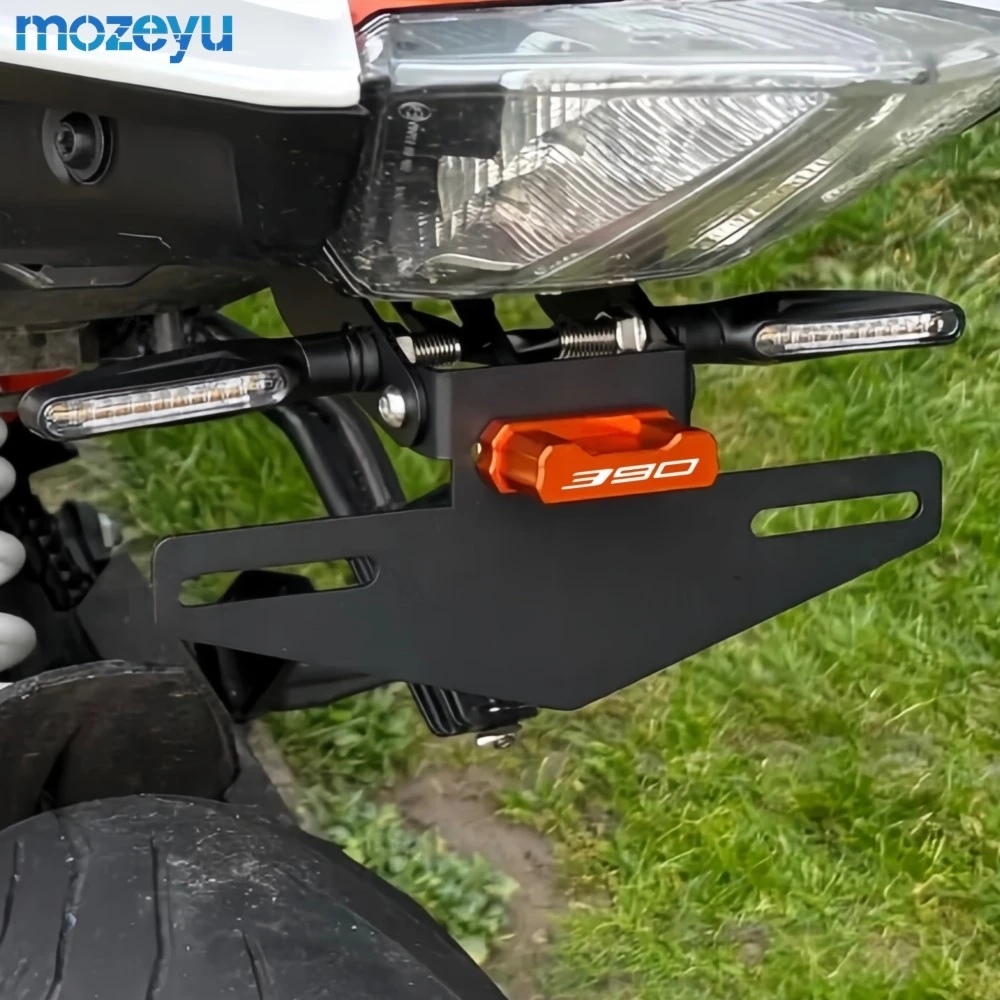 

Signal Light For Duke 125 200 DUKE250 390 DUKE390 2011-22 2023 Rear License Plate Holder Bracket With LED Fender Eliminator Kit