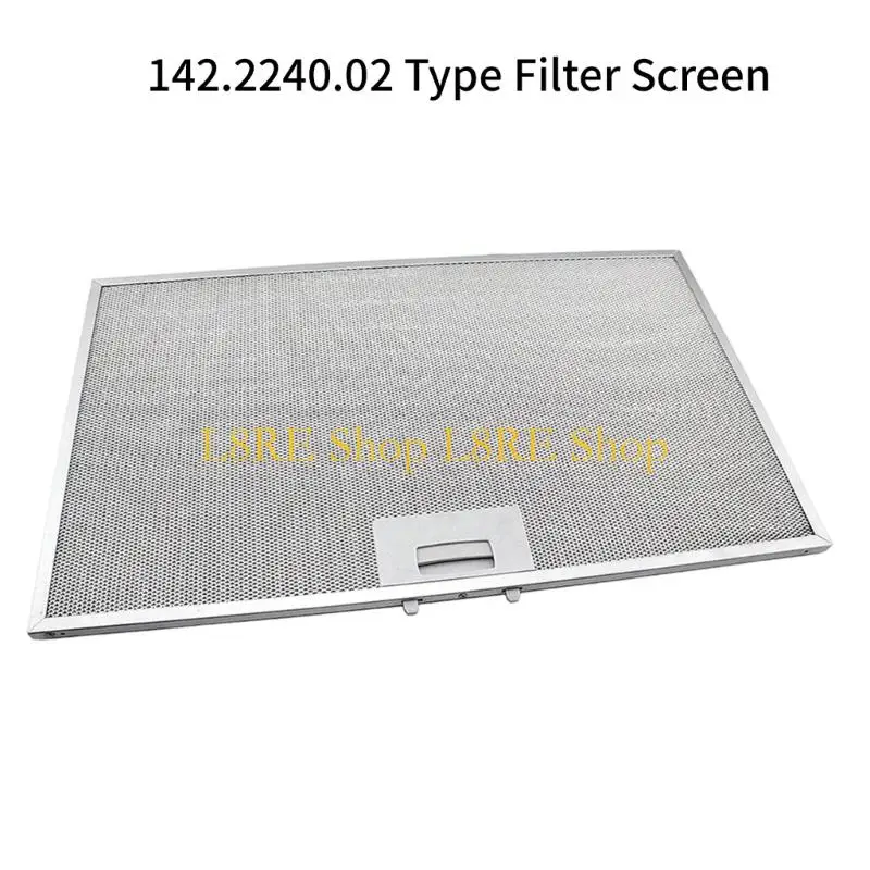 L8RE Rectangular Metal Screen Hood Filter for Grease Aluminum Replacement Panel with Washable Care for Kitchen Hood Cleaning