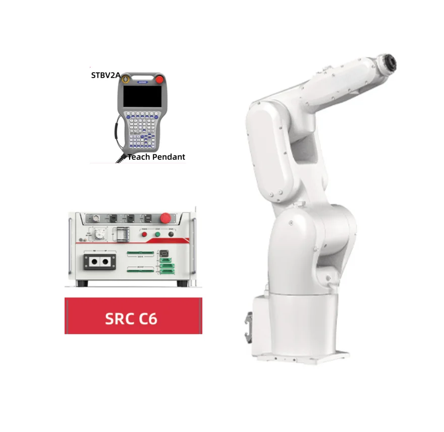 Smart 6-Axis Articulated Robot Arm 12kg Payload 906mm Reach Servo-Electric Motor Industrial Robot Automatic Production Solutions