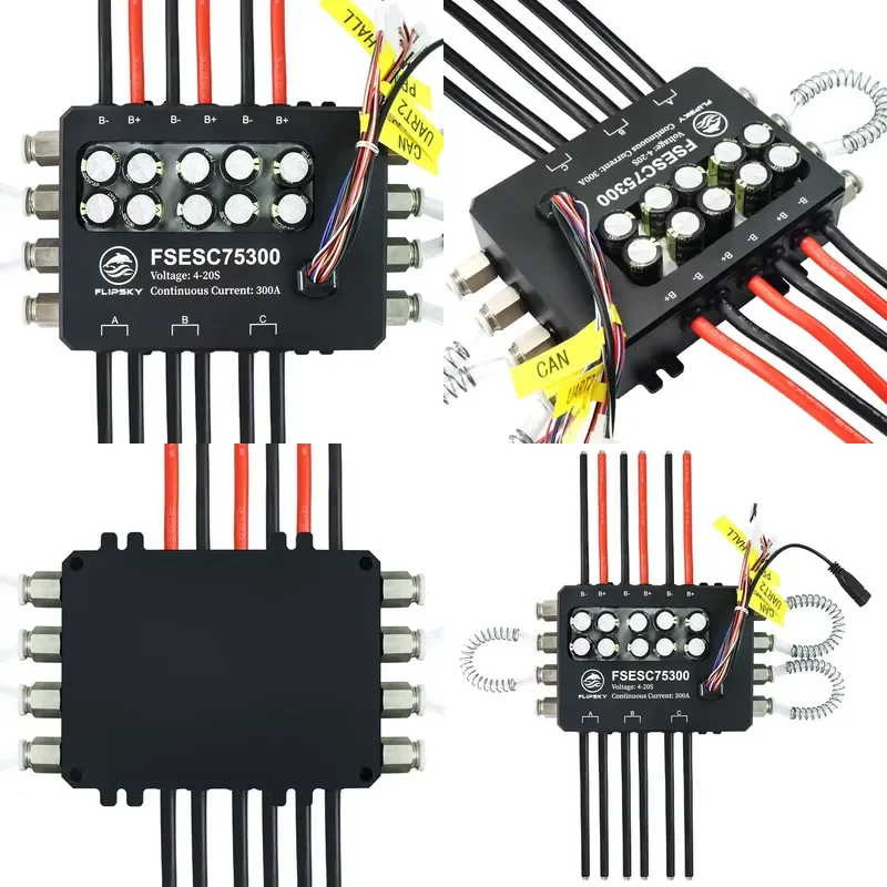 Brand For Flipsky FSESC 75300 84V 350A ESC Base On Vesc With Aluminum Case Water Cooling Enclosure For -