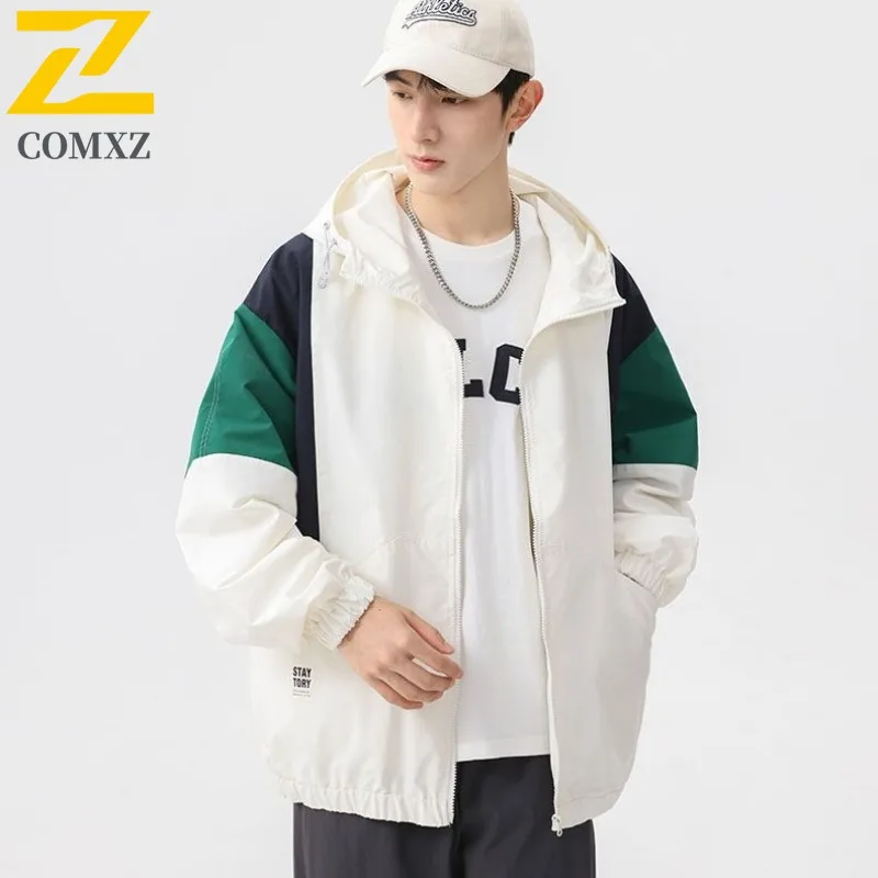 

COMXZ Valley Jacket Fashion Classic Waterproof Windproof Outdoor Hunting Cycling Lightweight Jacket Autumn Man Clothes Jackets