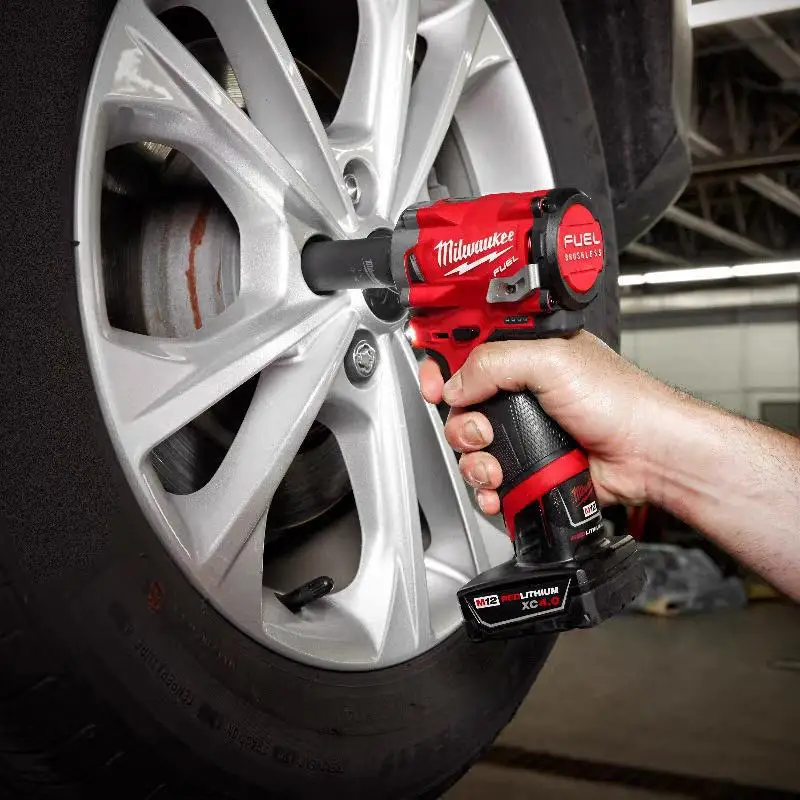 

Электрический ударный гайковерт Milwaukee 12 В, зарядка литиевой батареи, авторемонтный ключ M12FIWF12 Dafei