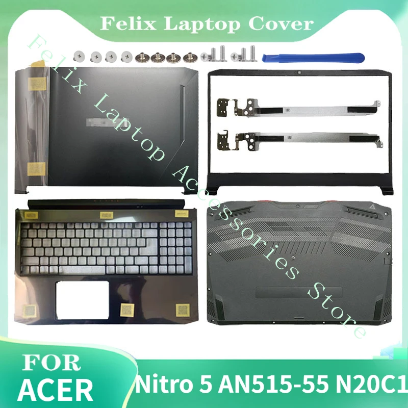 

For The New Acer Nitro 5 AN515-55 N20C1 Laptop LCD Back Cover/Front Panel/Palm Rest/Bottom Shell/Hinge ABCD Shell