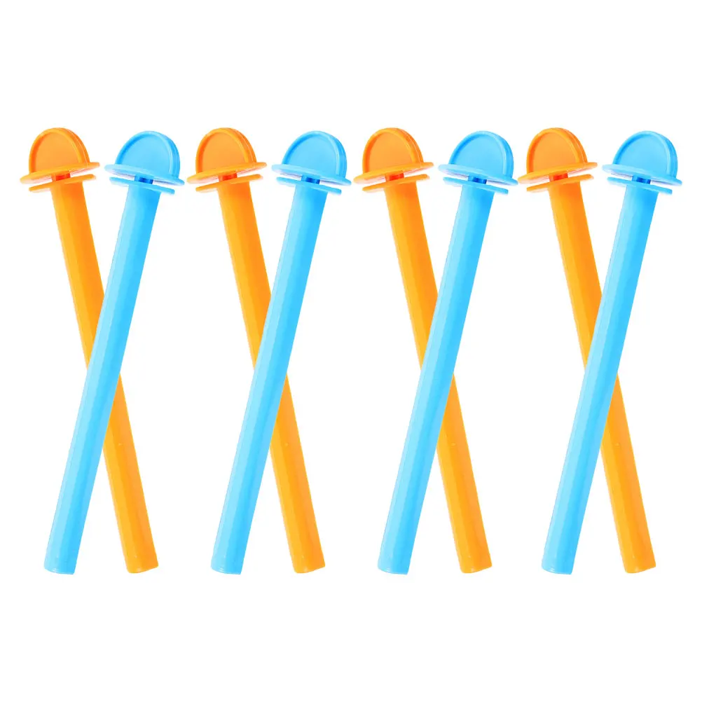 

8pcs Plastic Bird Stand Parrot Cage Perch Multi-Functional Bird Cage Accessories Durable Parrot Perch For Birds Grinding Claw