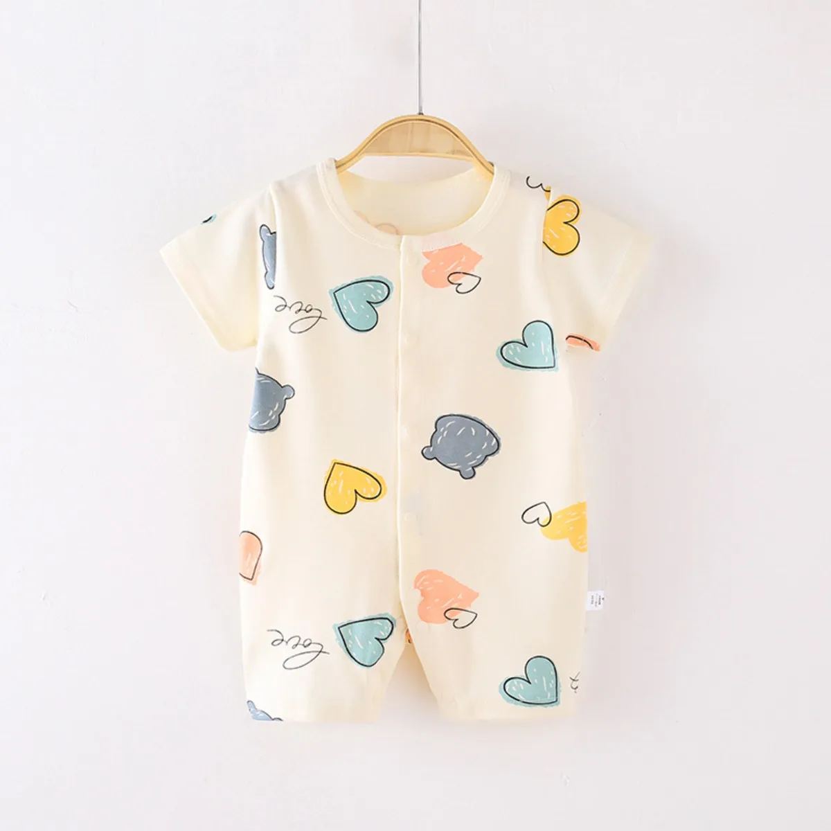 New Arrival Baby Summer Lightweight Printed Romper 0-12M Infant Boy Girl Pure Cotton Breathable Onesie Kid Stylish Cute Bodysuit