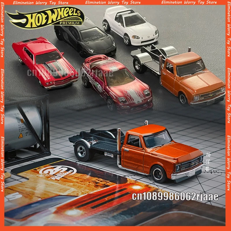 

Hot Wheels 1/64 PREMIUM Fast & Furious P Chase HNW46 Mazda RX-7 Lamborghini Chevrolet Honda Car Model Collectible Toy Gift