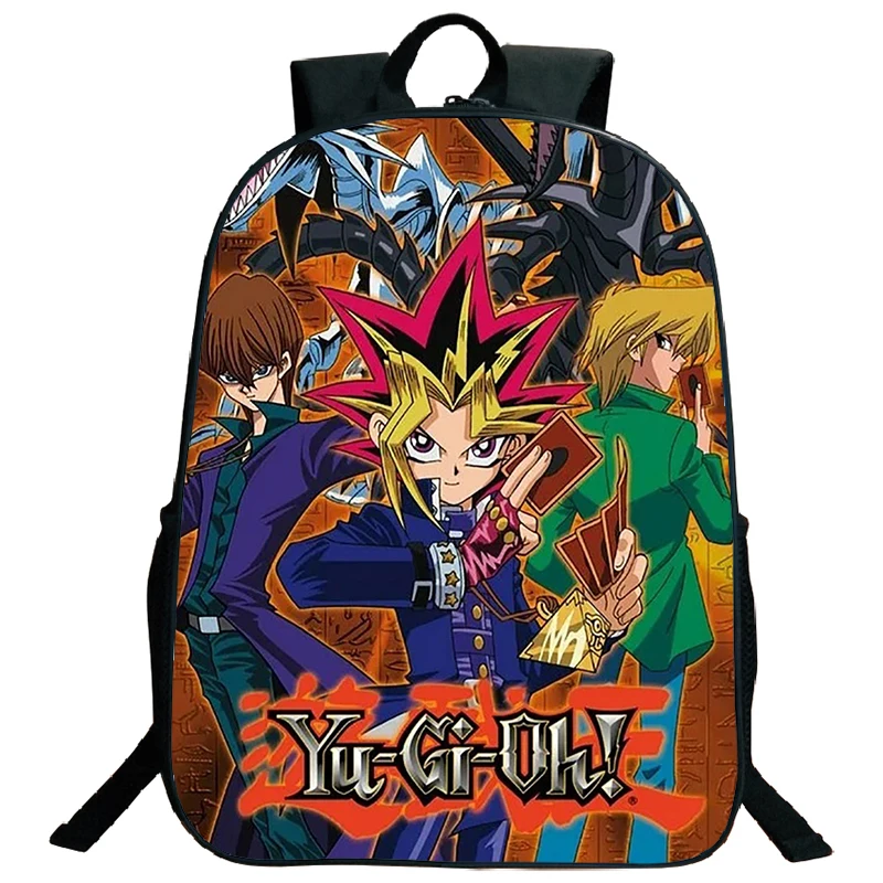 16 Zoll yu-gi-oh! Rucksack Cartoon Schult aschen Studenten reisen Bücher tasche wasserdicht Kinder Mochila große Kapazität Laptop Rucksack